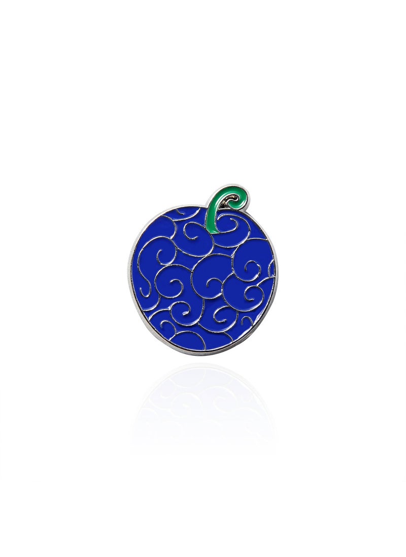 Generic - Anime One Piece Devil Fruit Pins Metal Badges salamander fruit - Image 1