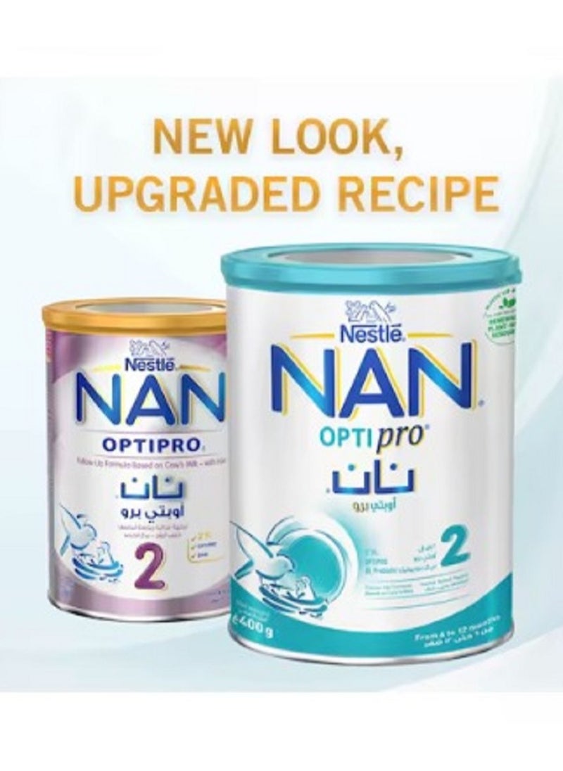 Nan - Nestle NAN Optipro 2 Follow Up Formula From 6 To 12 Months 400g - Image 1