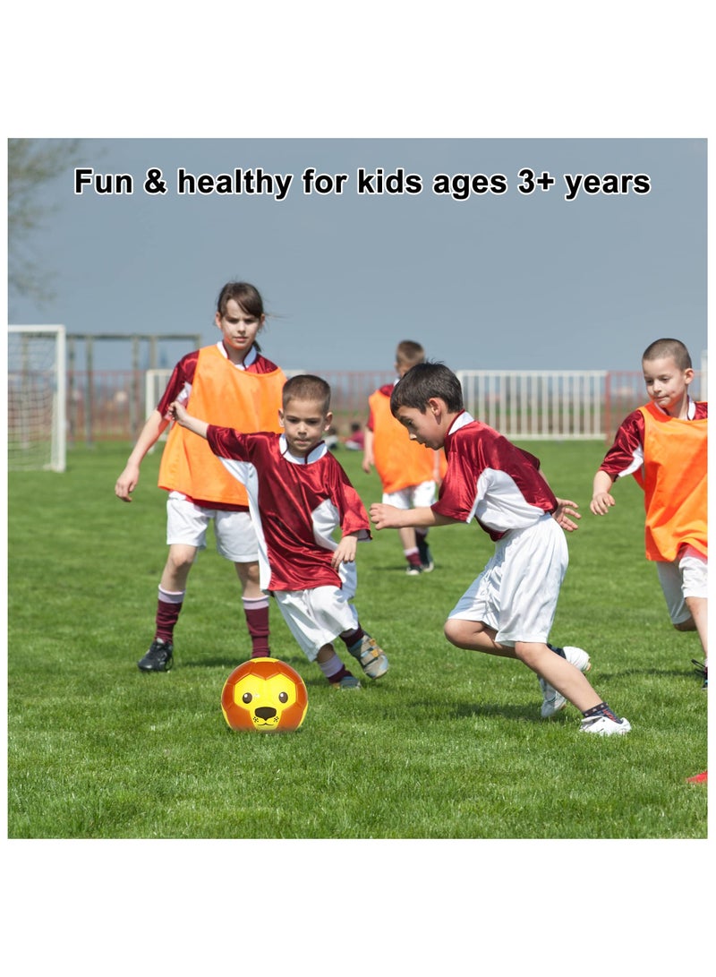آنا كرة قدم قابلة للنفخ مصنوعة من رغوة ناعمة - لعبة رياضية تفاعلية بين الأهل والطفل - Image 3