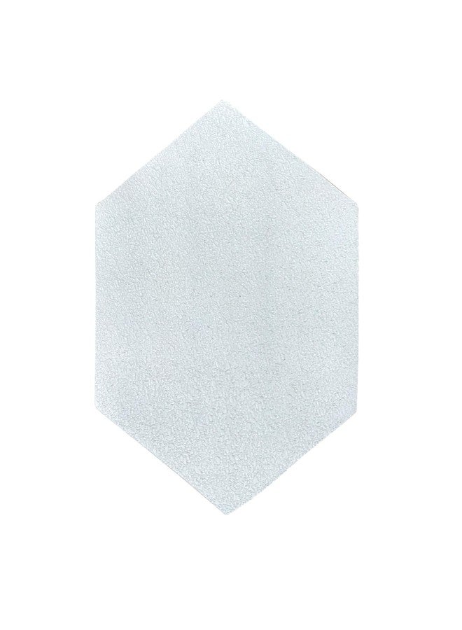 Lonnngg Hexagonal Clear Surf Traction Pad Semi Clear Deck Pad for Surfboard (White-B) - Image 4