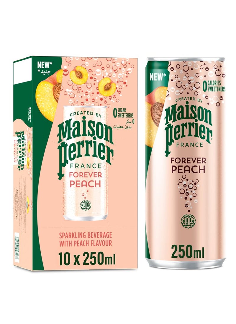 Maison Perrier Forever Peach Sparkling Water Can - Image 1