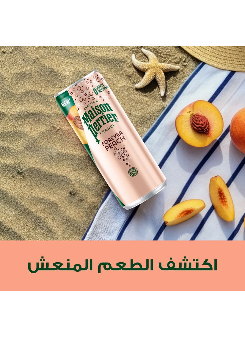 Maison Perrier Forever Peach Sparkling Water Can - Image 4