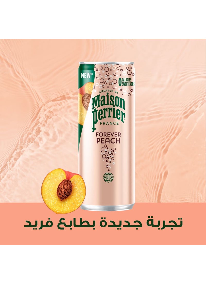 Maison Perrier Forever Peach Sparkling Water Can - Image 5