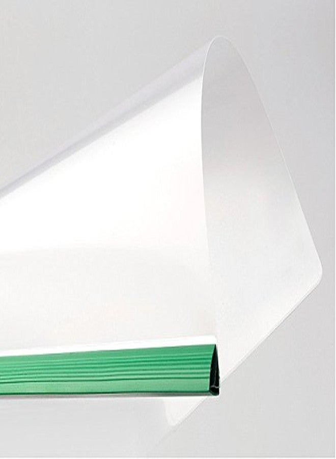 AKAHA Plastic File Folder 10mm Sliding Bar Report Covers, 18C, 40 Sheet Capacity, Transparent Resume Presentation File Folders Organizer Binder for A4 Size Paper, 10 Pcs - Image 3