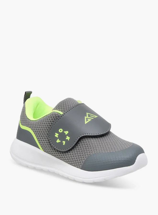 شو اكسبرس Boys Logo Detail Sports Shoes with Hook and Loop Closure