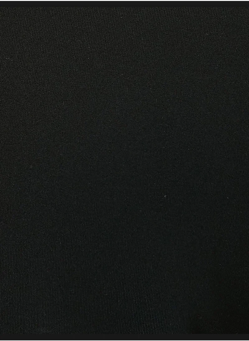 كوتن Zipper Detail Hooded Sport Sweat