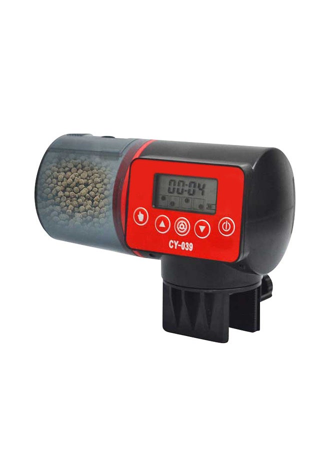 Generic - Digital Aquarium Automatic Fish Feeder Fish Tank Timer Feeder 4 Groups Time Settings Electric Adjustable Fish Food Dispenser Manual/ Automatic Feeding - Image 1