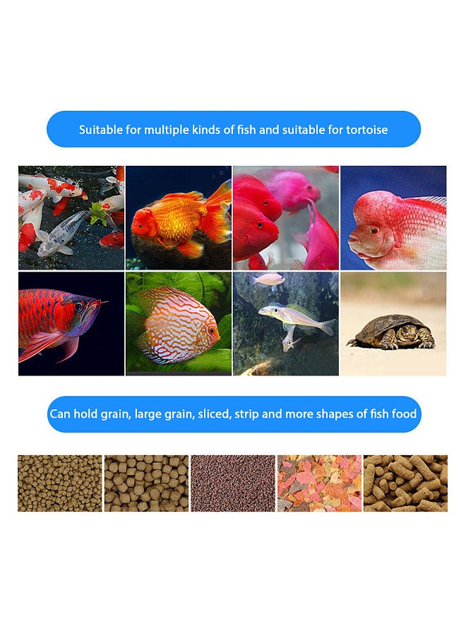 Generic - Digital Aquarium Automatic Fish Feeder Fish Tank Timer Feeder 4 Groups Time Settings Electric Adjustable Fish Food Dispenser Manual/ Automatic Feeding - Image 1
