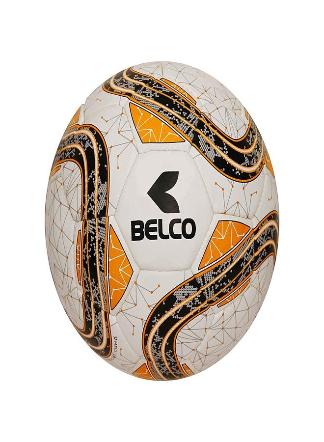 Belco Sports Orange Rubber Football Size 5 - Image 2