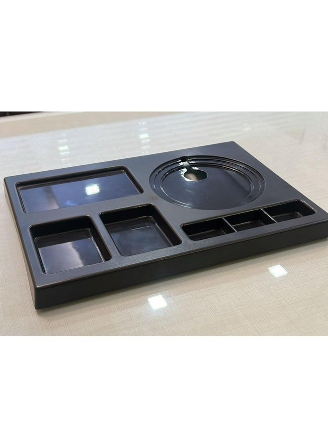 PAUL SONS Paulsons Hospitality Electrc Kettle Tray Made of ABS Plastic Square,with Kettle Size: 16"x12"x1.5" Black - Image 3