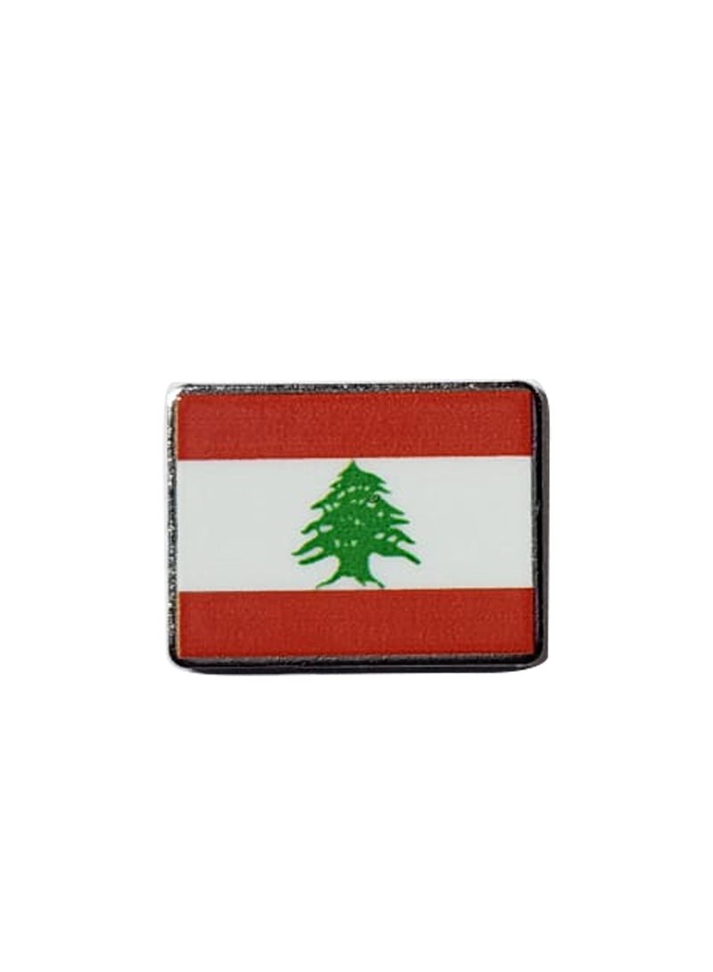 Acnor Lebanon Flag Metal Sticker – Car, Laptop, Bike Decoration" - Image 1