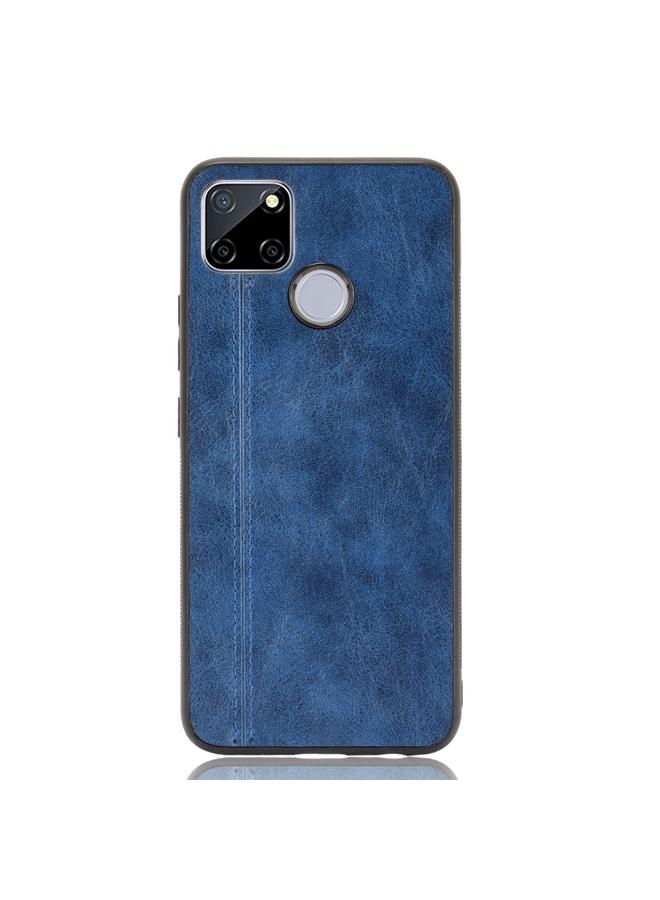 إيروريكس جراب لهاتف OPPO Realme C12 / C25 / 7i مصنوع من جلد البقر المقاوم للصدمات ومخيط بنمط جلد البقر من البولي يوريثين الحراري + البولي يوريثان الحراري + جراب TPU - Image 2