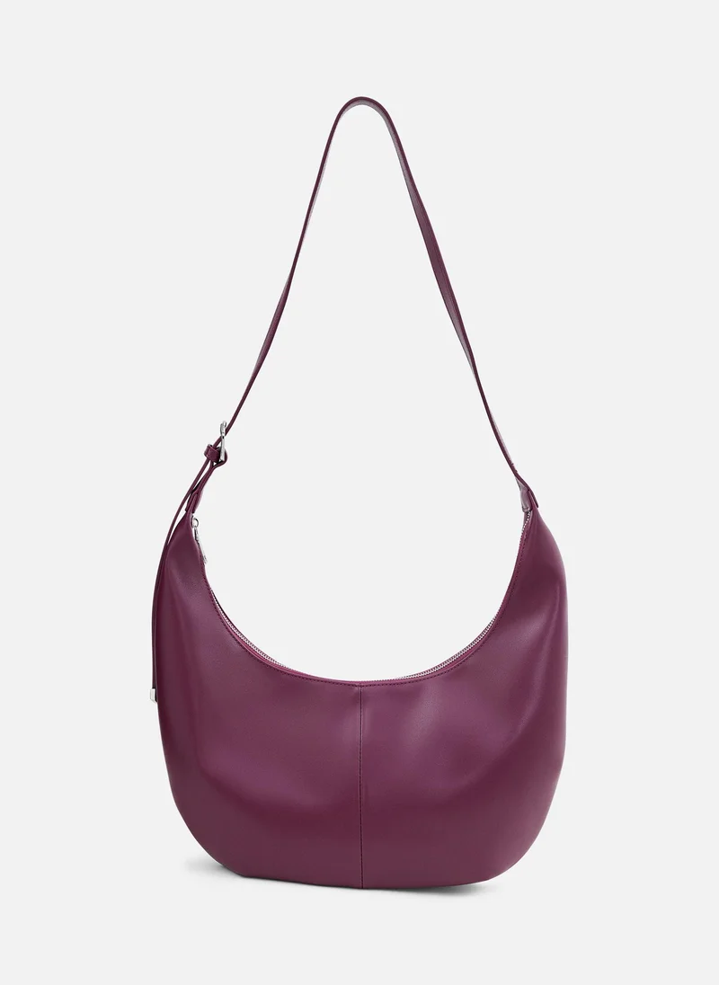 Lichi Semi-circular bag with long shoulder strap