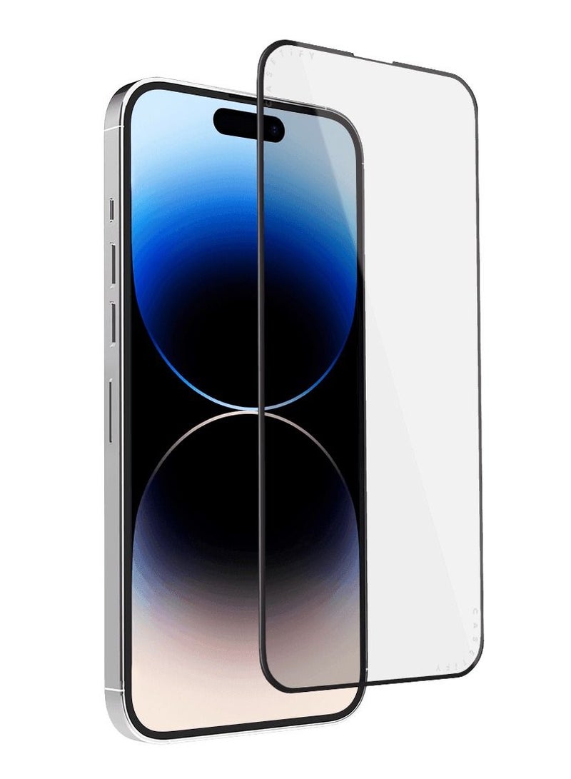 MOCOM Apple iPhone 14 Glass Screen Protector Tempered Glass for iPhone14 Black