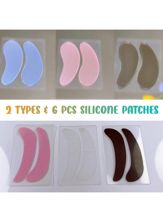 ICONSIAM Silicone Under Eye Patch For Lash Lift Self Sticky Eyelash Perm Shield Cover 2 Type Soft Eye Pads Separate Lashes Protect Eyelids Eyelash Extension Patches Avoid Glueperming Lotion100 Applications - Image 5