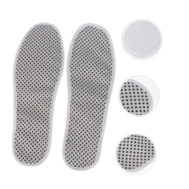 Self Heating Insoles For Foot Pain Relief Magnetic Therapy Arch Support Thermal Foot Cushions - Image 4