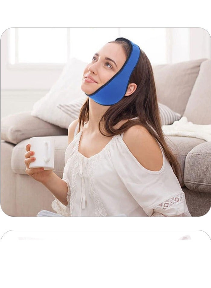 Y&D Blue Jaw Ice Band For Toothache Ice Jaw Tape Ice For Facial Swelling Pain Gel Cloth Toothache Pain Relief Face - Image 2