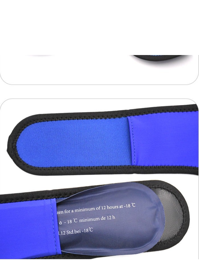 Y&D Blue Jaw Ice Band For Toothache Ice Jaw Tape Ice For Facial Swelling Pain Gel Cloth Toothache Pain Relief Face - Image 3