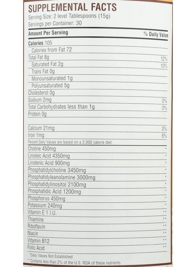 Fearn Natural Foods Lecithin Granules, 16 Ounce (Pack of 1) - Image 3