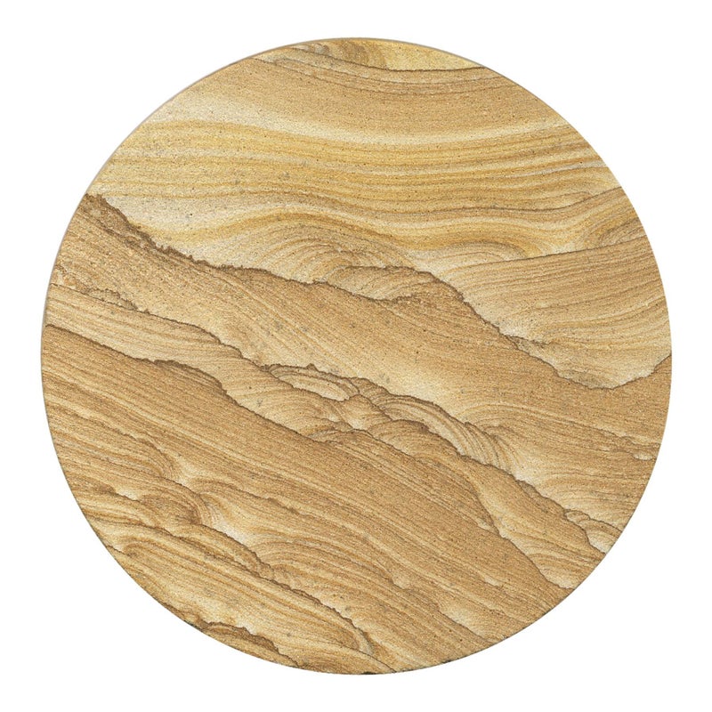Thirstystone Brand - Desert Sand Coaster, Multicolor All Natural Sandstone - Durable Stone with Varying Patterns, Every Coaster Is An Original 4 inch round - Image 1