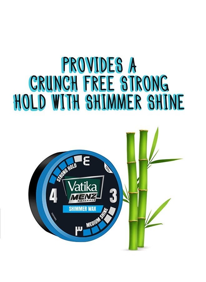 Vatika Naturals - Vatika Naturals Menz Styling Hair Wax Strong Hold - Silicone Free Classic Bees Wax - 65ml - Image 1