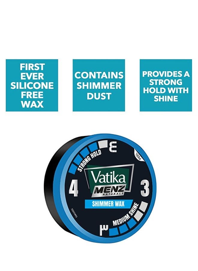 Vatika Naturals - Vatika Naturals Menz Styling Hair Wax Strong Hold - Silicone Free Classic Bees Wax - 65ml - Image 1