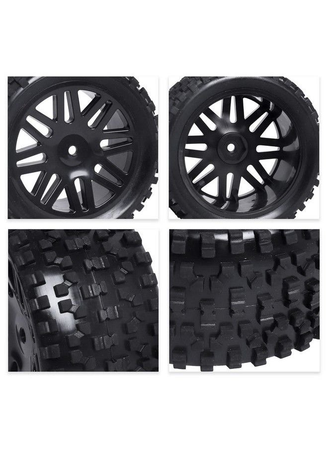 Hobbypark - Front & Rear Wheels And Tires 12Mm Hex Hub With Foam For Redcat Shockwave Tornado Epxs30 1/10 Off Road Buggy (Pack Of 4) - Image 1