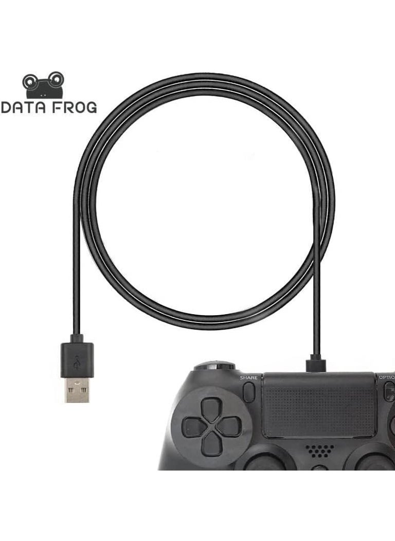 Hq Speed ​​Ps4 Sony PS4 Handle Charging Cable, Micro USB Cable, 2000MA 1.5 Meter Black Charge+Data  - Image 3