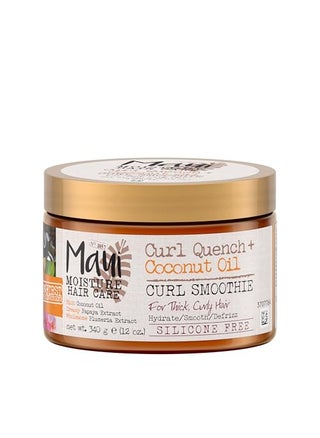 Maui Moisture Curl Quench + Coconut Oil Hydrating Curl Smoothie, Creamy Silicone-Free Styling Cream for Tight Curls, Braids, Twist-Outs & Wash & Go Styles, Vegan & Paraben-Free, 12 Ounce - pzsku/Z7FEEF207B5B60EEB629CZ/45/_/1741799013/d8683a9a-4131-4067-b630-8cf40010abff