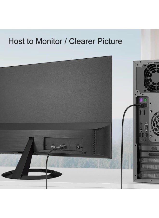 شابية (عبوتان) محول HDMI إلى DVI ثنائي الاتجاه - موصل DVI-I (24+5) ذكر إلى HDMI أنثى بدقة 1080 بكسل للشاشات، وأجهزة التلفزيون عالية الدقة، وأجهزة استقبال التلفزيون، وأجهزة العرض، ومشغلات Blu-ray - Image 5