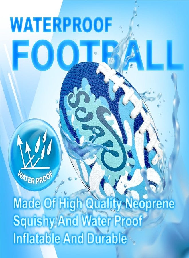 SOAK 9-Inch Water Football - Waterproof Foam Ball for Pool, Beach & Lake Games, Kids Ages 8-12 Adults, Outdoor Family Toy - Image 4