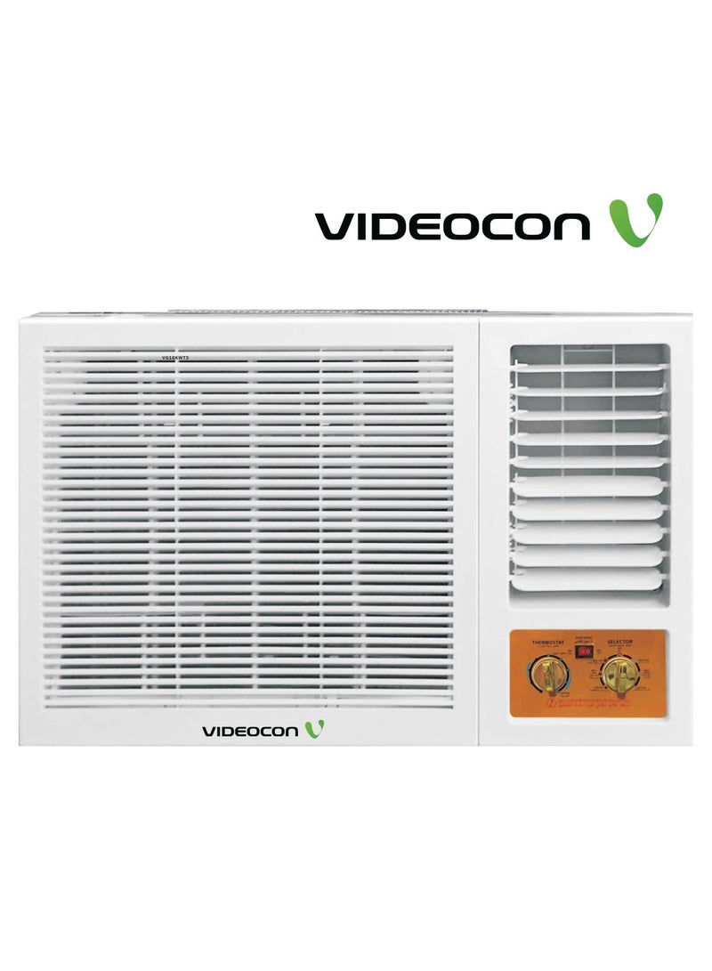 Videocon 1.5 Ton Window AC | 18000 BTU | Gold Fin Technology | Turbo Cooling | Energy Efficient | Low Noise | R410A Eco Gas | High Performance Air Conditioner- VG18KWT3 - Image 1