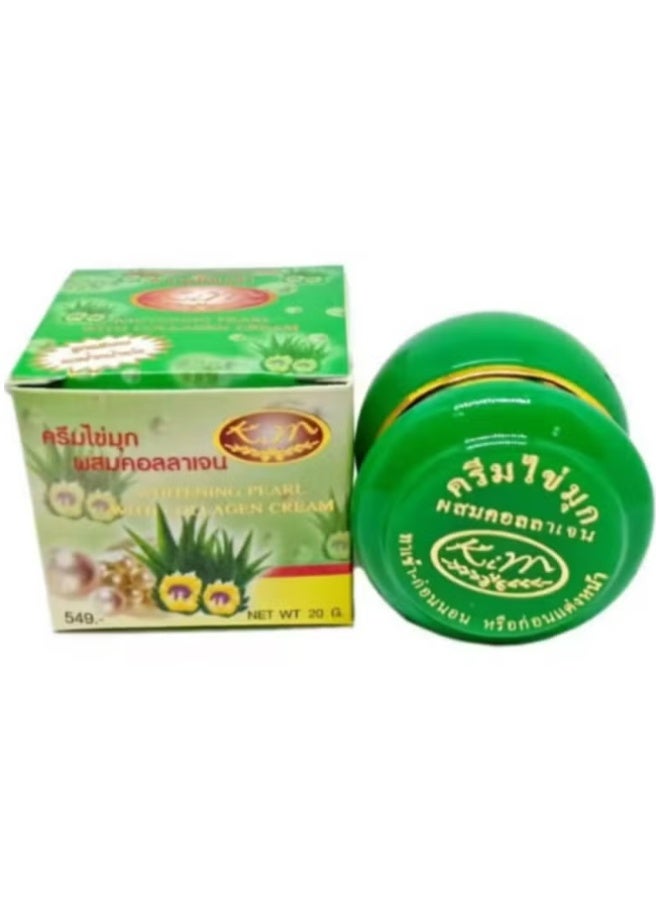 كيم جونغ مون كريم كيم لتبييض الوجه باللؤلؤ والصبار 20 جرام