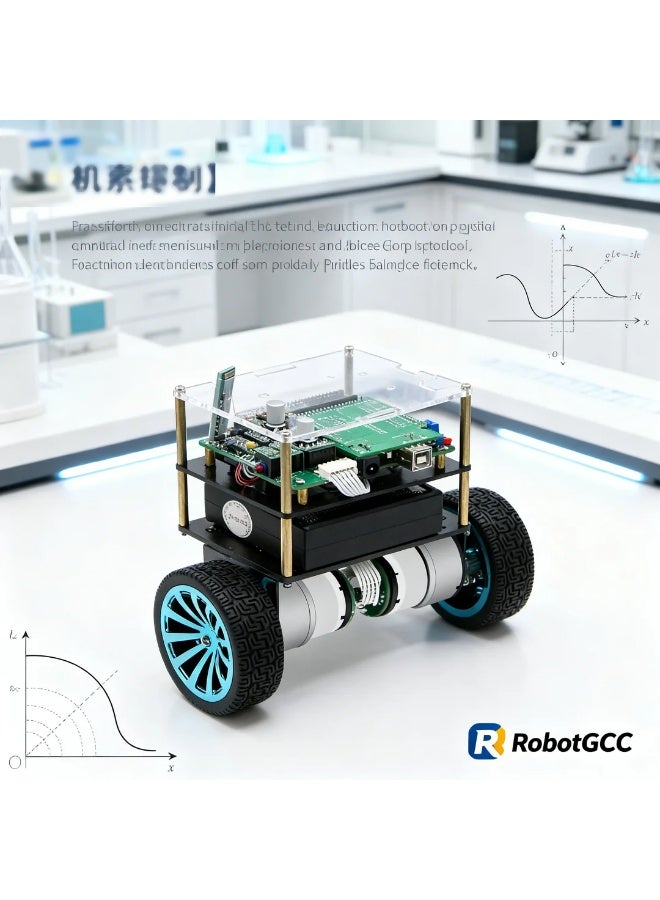 robotgcc STM32 Self-Balancing Robot Car Kit B570, Two-Wheel Balance Control, LQR & PID Algorithms, Encoder Motor, Modular Mainboard, STEM Robotics Learning Platform with Bluetooth & APP Control - Image 1