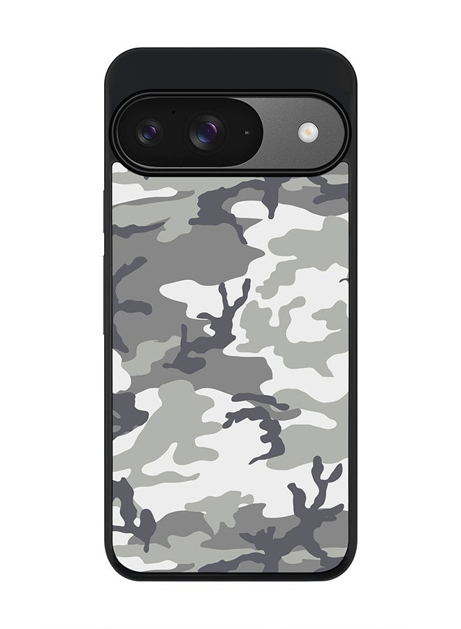 Stylizedd غطاء لجهاز جوجل بيكسل 9، حماية كاميرا نحيفة، غطاء هاتف مضاد للصدمات - تمويه القطب الشمالي - Image 1