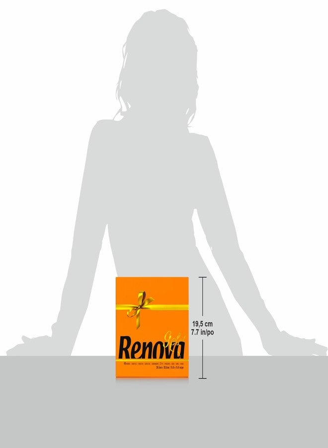 Renova Gold Label Dinner Napkins 2 Ply - Orange, Extra Soft and Absorbent Paper, First Time in India - Image 4