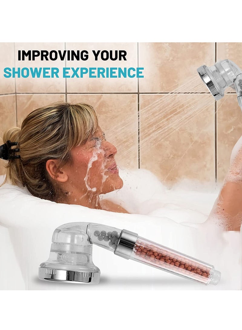 ELTRAZONE Handheld Shower Head with Built-in Filter, High Pressure & Water Saving with 3 Mode Settings - Image 5