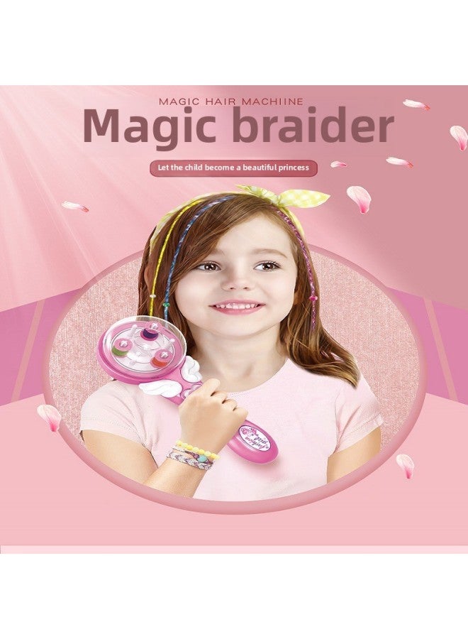 إسكدنيا لعبة تجديل الشعر الكهربائية ذات الثلاث خصلات من إكسبلوشنز جديلة متسخة وربطة شعر وربطة شعر للأطفال - المواصفات: صندوق صغير جديلة شعر - Image 3