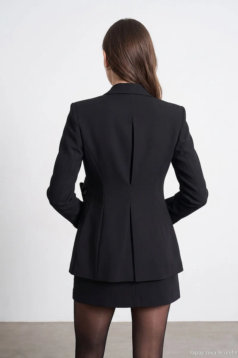 Dilvin Black DILVIN Women's Tailored Jacket for Women | Best Price UAE