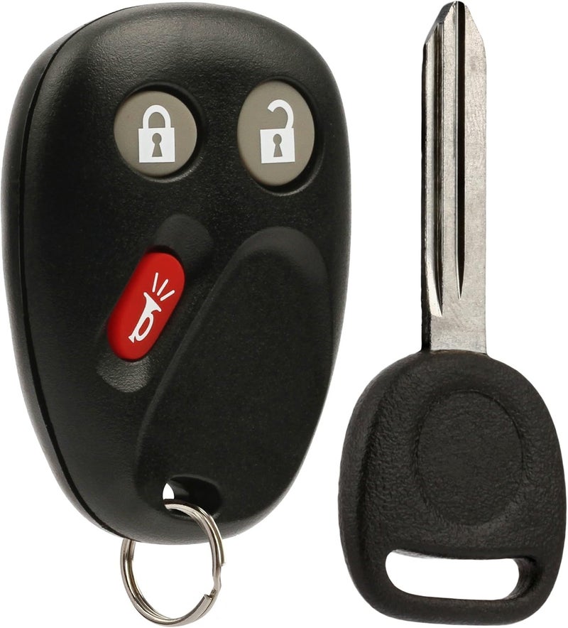 USARemote جهاز تحكم عن بُعد لدخول السيارة بدون مفتاح مع مفتاح الإشعال يناسب شيفروليه تريل بليزر / بويك رينير / جي إم سي إنفوي / إيسوزو أسيندر / أولدزموبيل برافادا / ساب 9-7x - Image 1