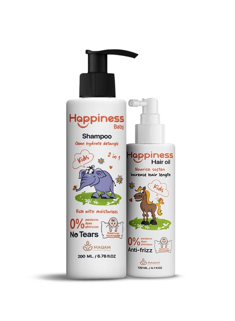HAPPINESS Kids Hair Lengthening Routine