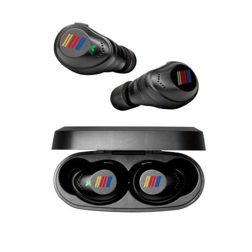 AXIL XCOR PRO NASCAR Wireless Earbuds Bluetooth - HearPRO Buds with Touch Control - Bluetooth Enhancement - Hearing Protection - Dust & Water Resistant - Wind Resistant True Wireless Earbuds - Image 1