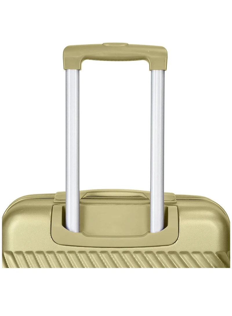 Senator SET OF 3 Hard Case Suitcases Trolley Luggage Set For Unisex ABS Lightweight Travel Bags with 4 Spinner Wheels KH1065 Tea Green  | Best Price UAE