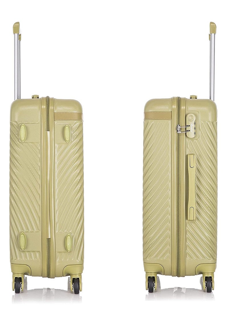 SENATOR Hard Case Suitcases Trolley Luggage Set For Unisex ABS Lightweight Travel Bags with 4 Spinner Wheels KH1065 Tea Green - Image 4