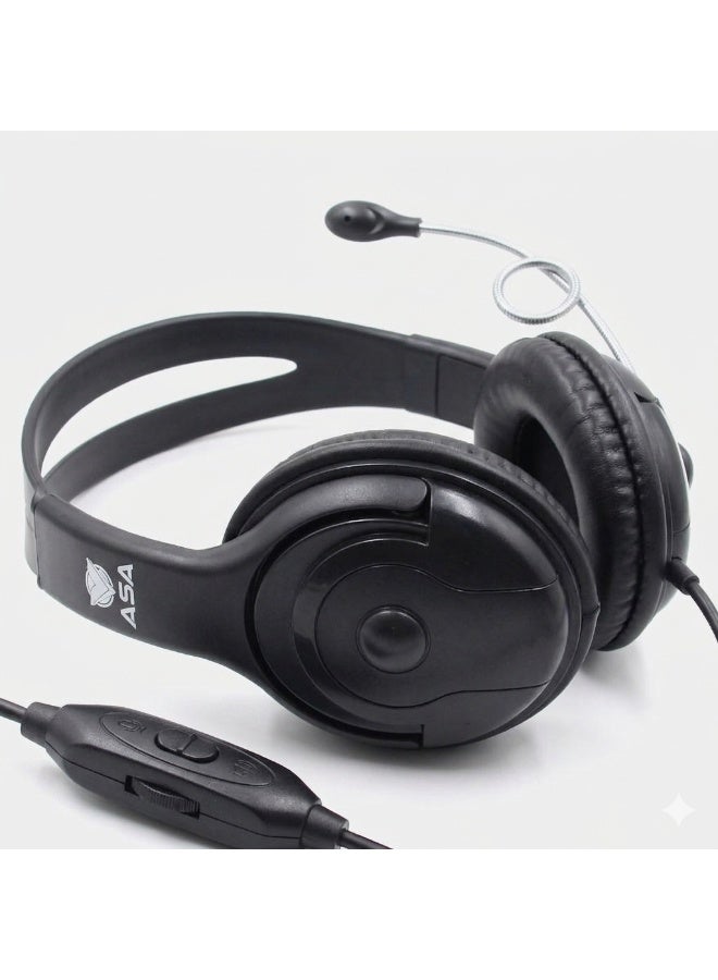 ASA 003 Wired Gaming Headset for PS5, PS4, PC, Xbox Series X|S, Nintendo Switch – 3.5mm Stereo Headphones with Noise-Reducing Microphone - Image 3