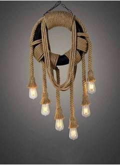 ماركة غير محددة علاقي حبال ريفي شكل اطار دباب ب 6 مصابيح  - Image 2