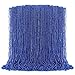 EOBOH 100PCS Mardi Gras Beads Necklace Blue Bead Necklaces Stuff Bulk 33 Christmas Necklace Party Supplies Festival Parade Throw Accessories for Wedding Birthday Pirate Theme Party Decor - Image 4