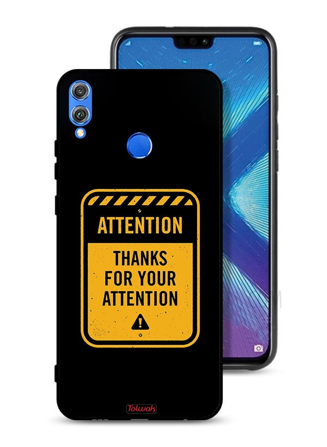 Tolwak Honor 8X Protective Case Cover Thanks For Attention - Image 1