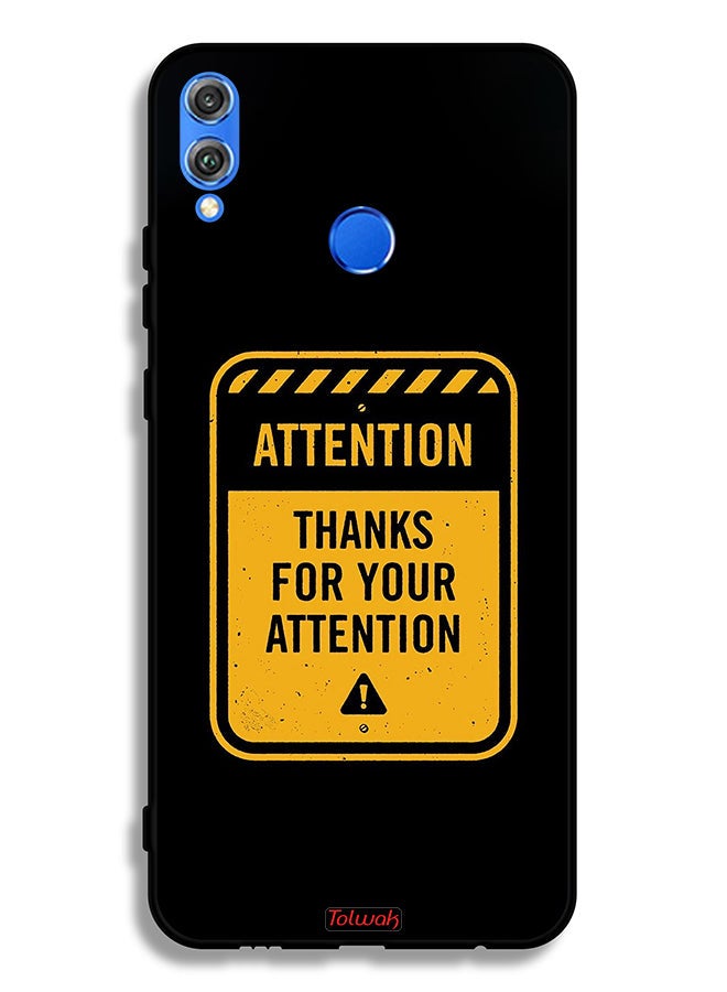 Tolwak Honor 8X Protective Case Cover Thanks For Attention - Image 2