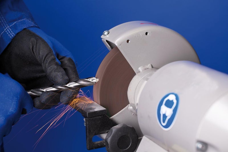 PFERD Vitrified Bench Grinding Wheel – Universal, 10" Diameter, 1" Thick, 1-1/4" Arbor, 24 Grit, Aluminum Oxide, for General Metalworking - Part 61768 - Image 2